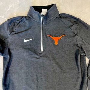 Nike Dri Fit Half Zip University of Texas Longhorns